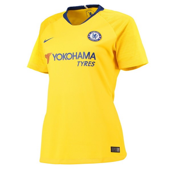 Camiseta Chelsea Segunda equipo Mujer 2018-19 Amarillo